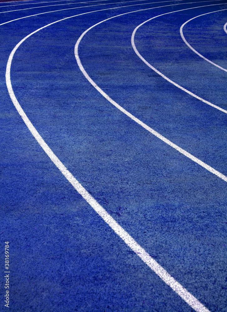 Running Track Blue