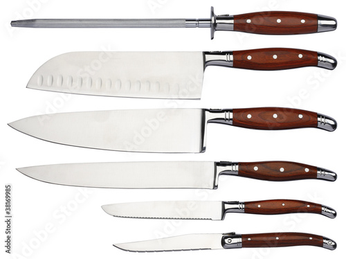 set of knives