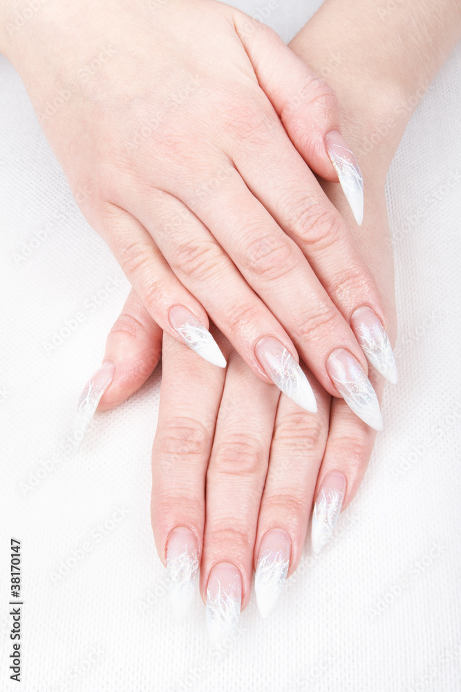A professional manicure