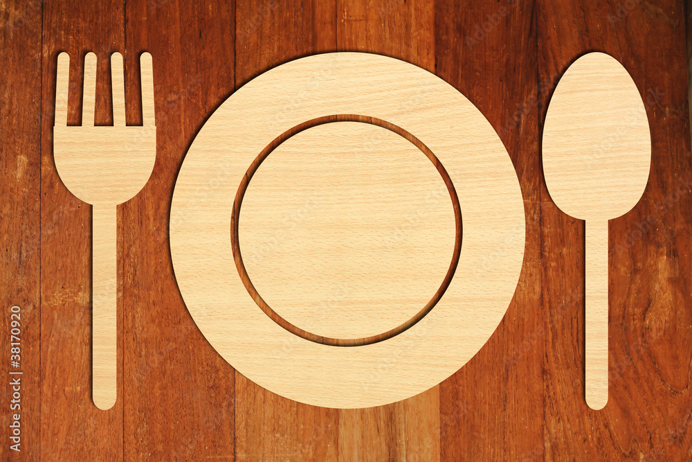 fork spoon plate fork spoon plate