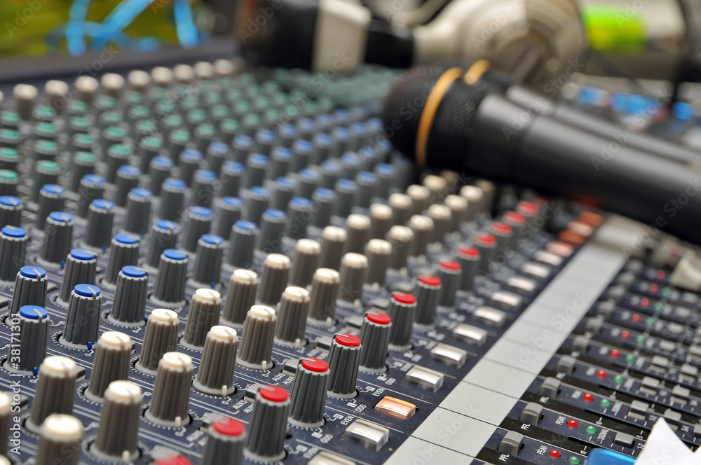Obraz premium Sound mixer