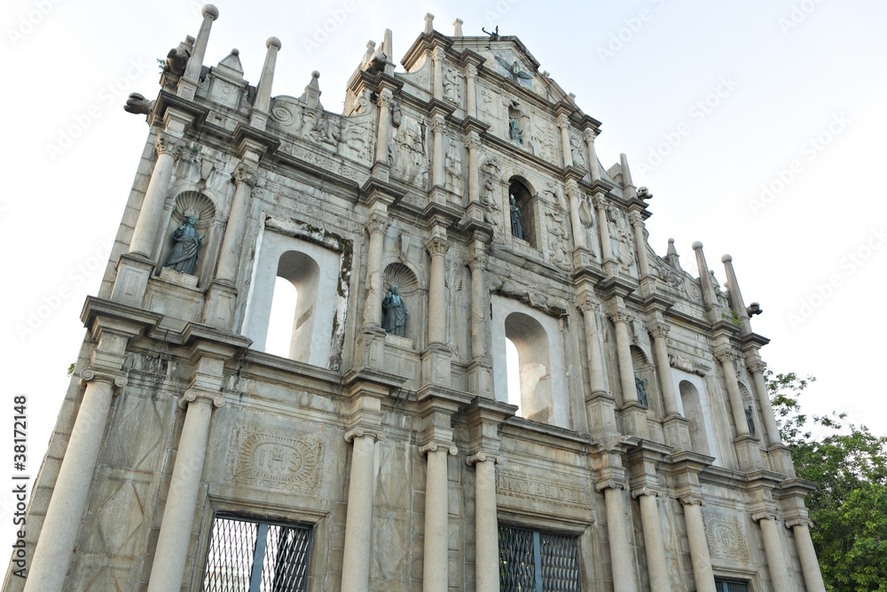 ruins of St. Paul's Cathedral