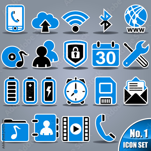Mobilfunk - Icon Set