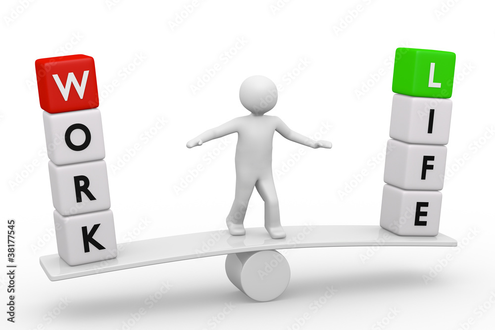 Work-Life-Balance 3d Work-Life-Balance 3d