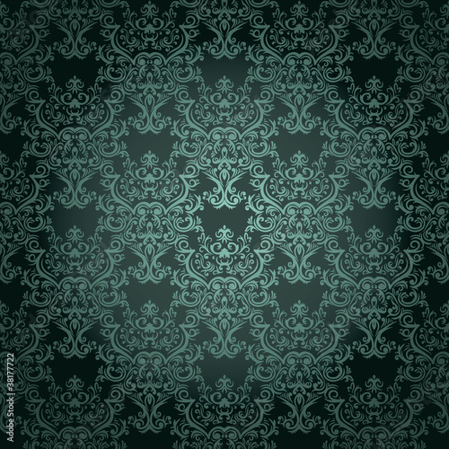 Damask seamless pattern