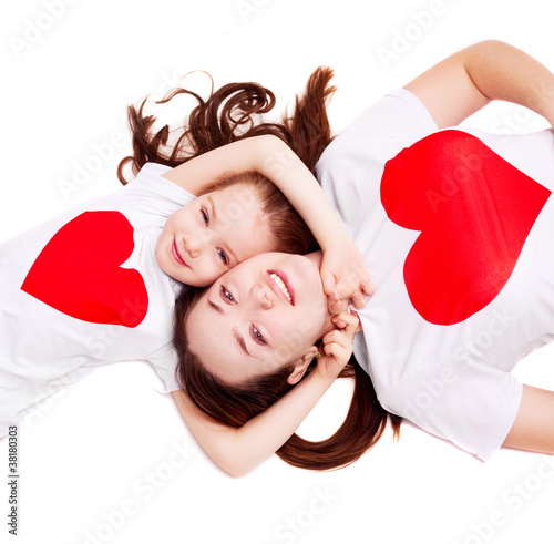 mother and daughter