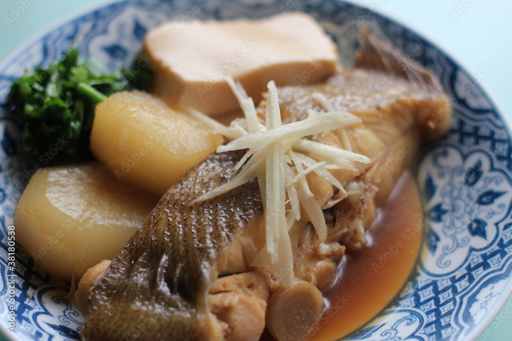 鰈の煮付け StockFoto Adobe Stock