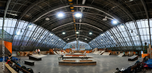 Skate park panorama