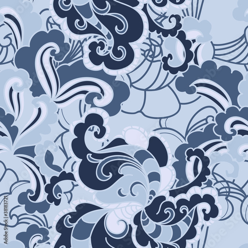 christmas seamless vector background