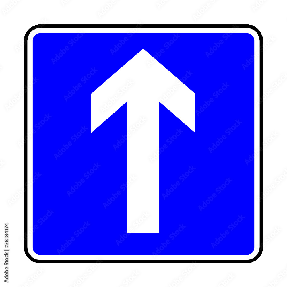 RGG-Verkehrszeichen Einbahnstraße Zeichen 353, 