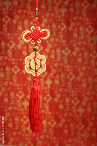 Lucky knot for Chinese new year greeting