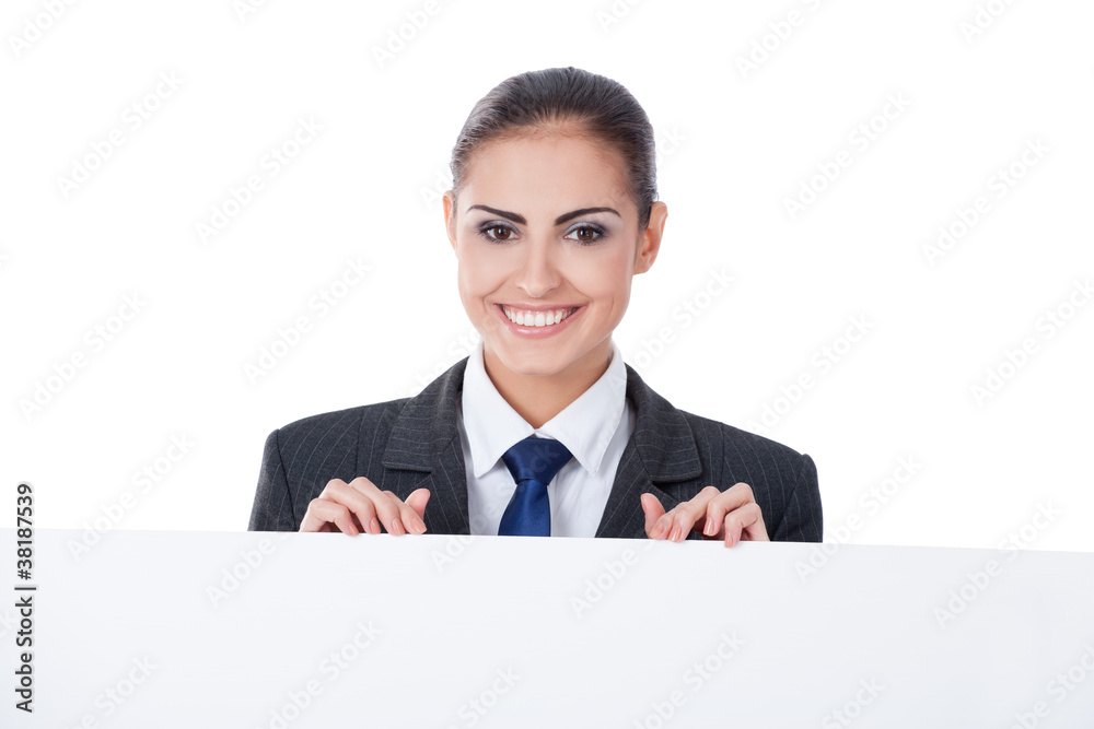 young businesswoman with an empty copyspace young businesswoman with an empty copyspace