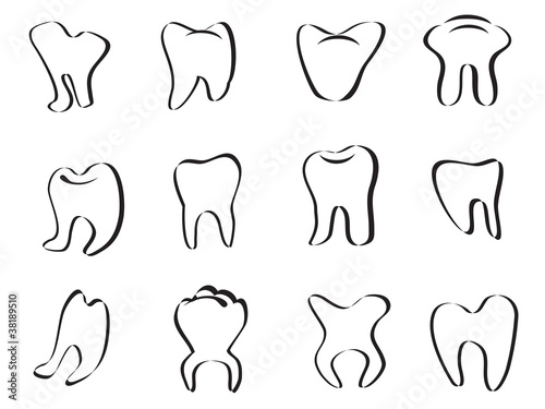 abstract tooth icon