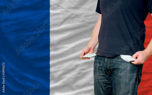 recession impact on young man and society in france