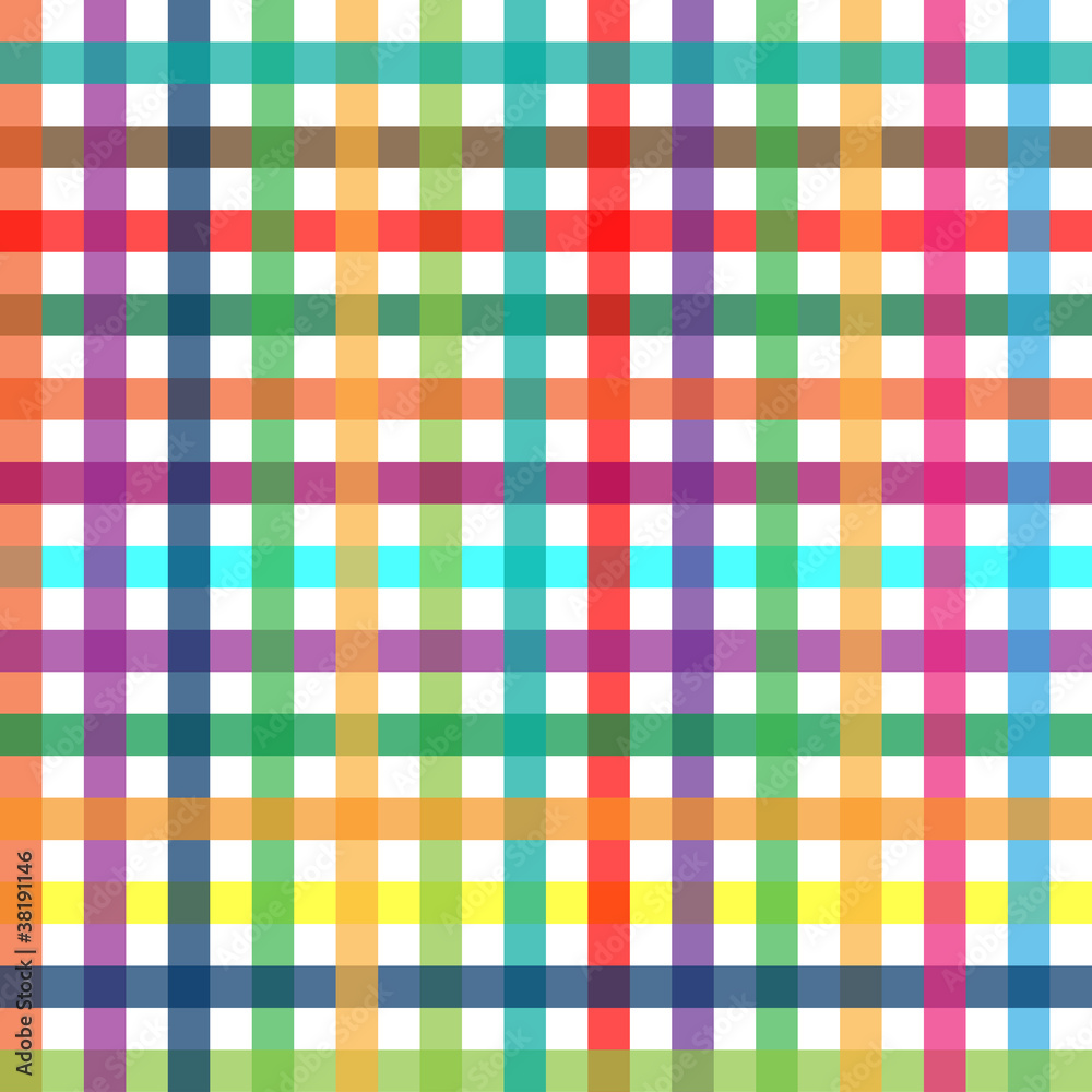 Karo Muster farbig - endlos Stock-Vektorgrafik | Adobe Stock