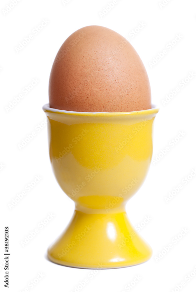 Egg in dish. Egg in dish.