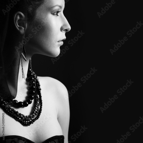 Portrait beautiful young woman