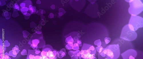 Herz Bokeh Banner horizontal