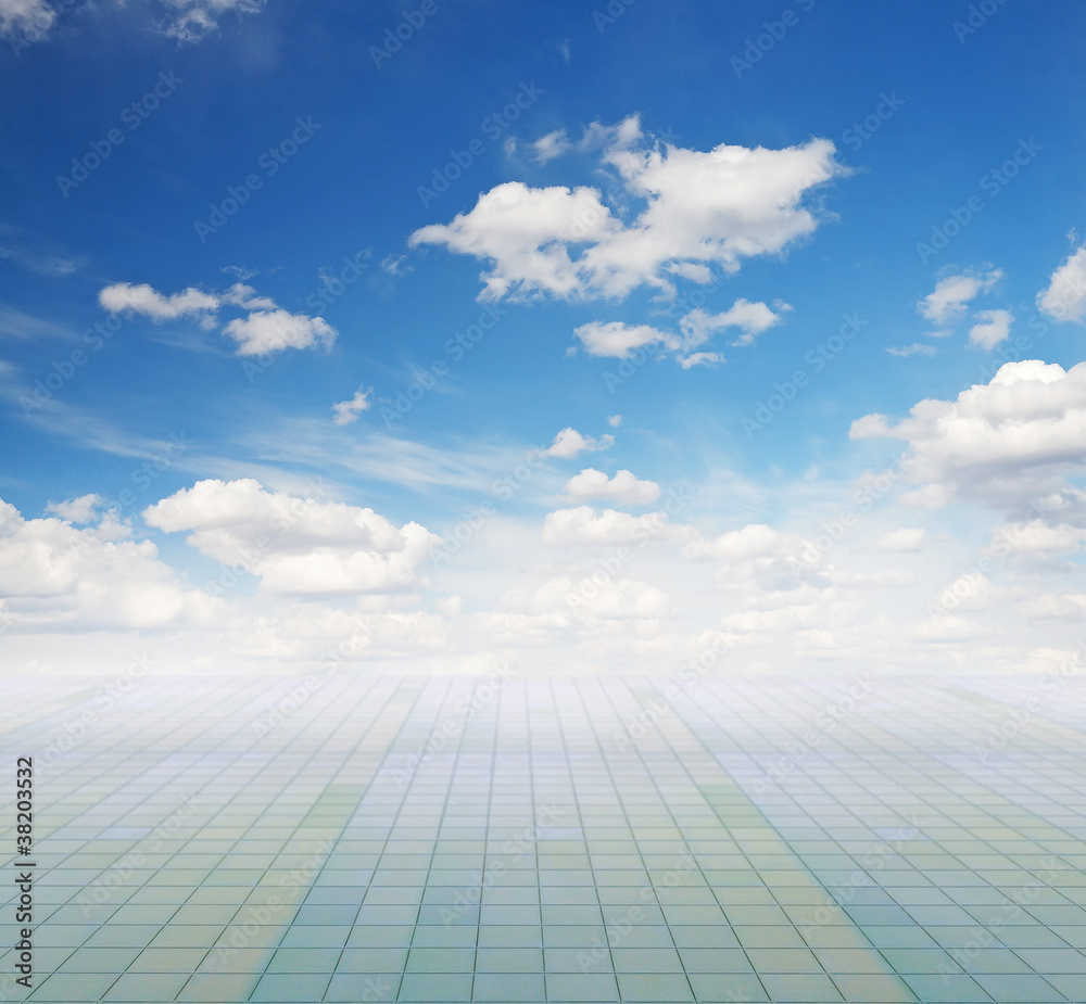 sky and floor sky and floor