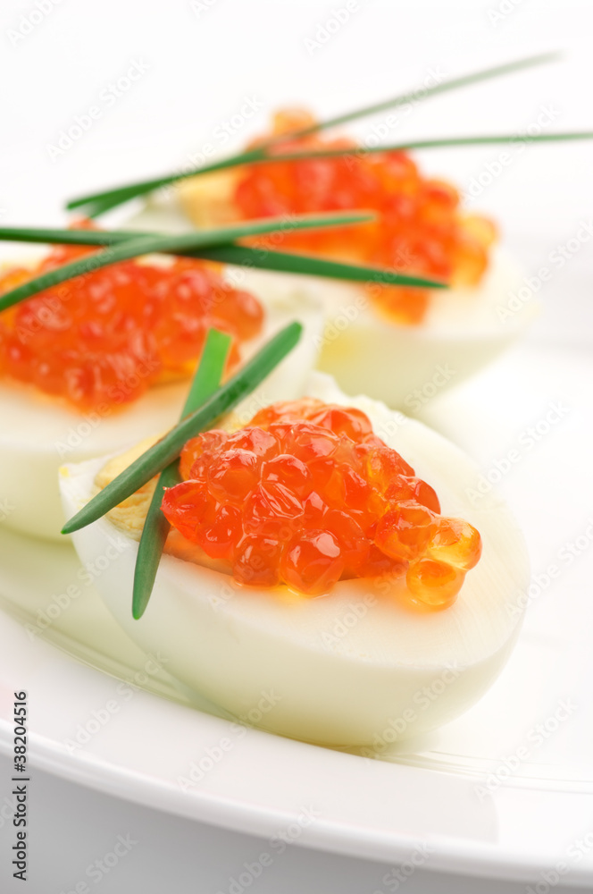 Appetizers with caviar Appetizers with caviar