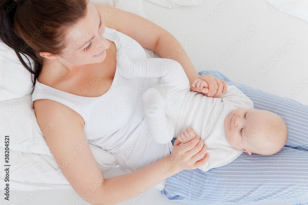 mom and baby mom and baby