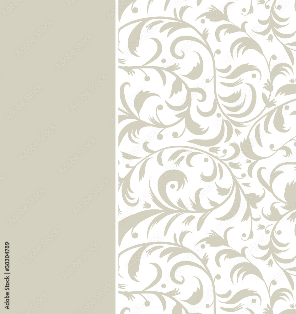 Floral background with place for your text Floral background with place for your text