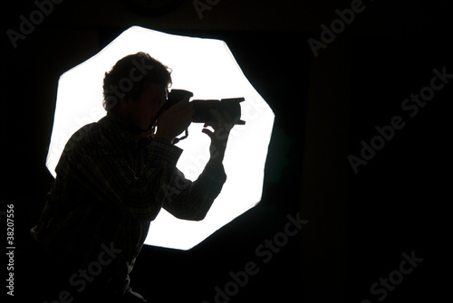 photographer silhouette