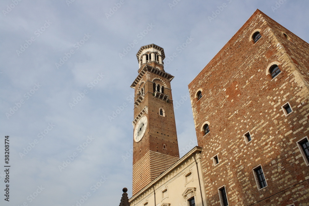 Lamberti Tower in Piazza Signori