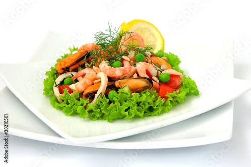 Salad "seafood mix"
