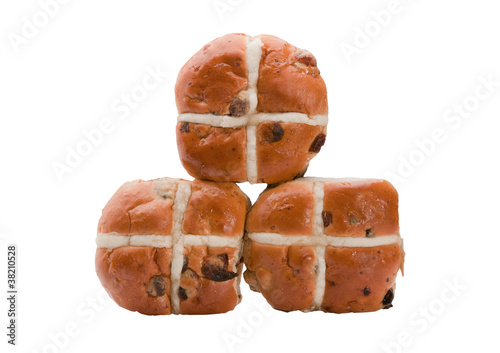 Hot cross buns,stacked