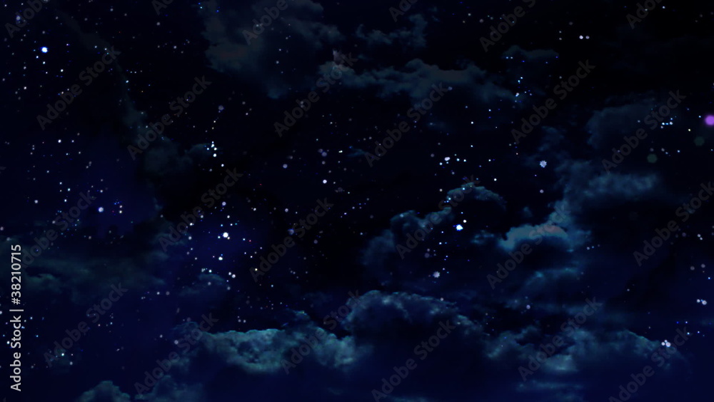 dark sky at night