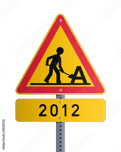 Panneau - travaux triple A 2012