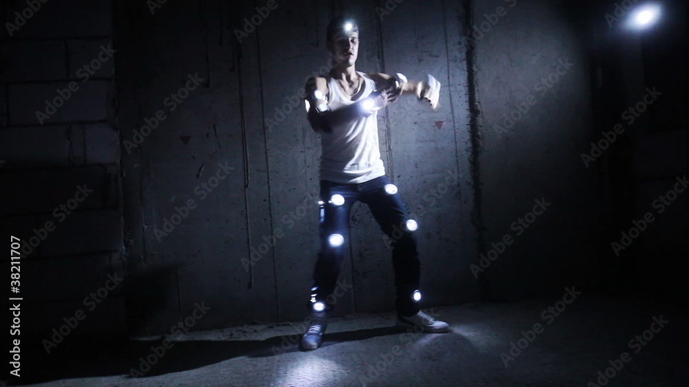 Young man dancing Young man dancing