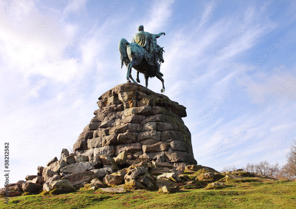 The Copper Horse Statue in Windsor Park