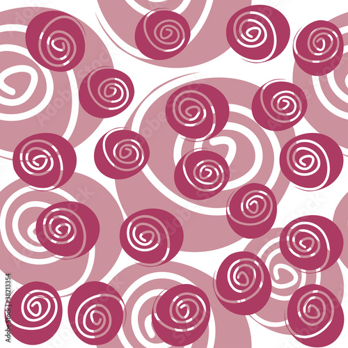 Pink art vector rose pattern