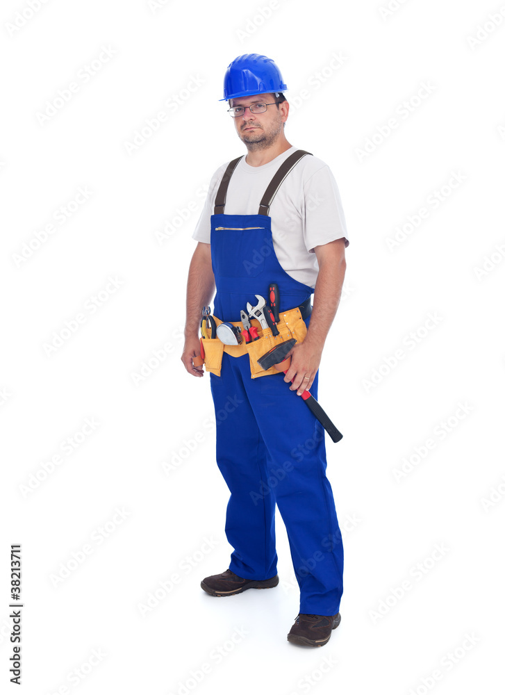 Repairman with tools Repairman with tools
