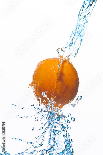 bath an orange