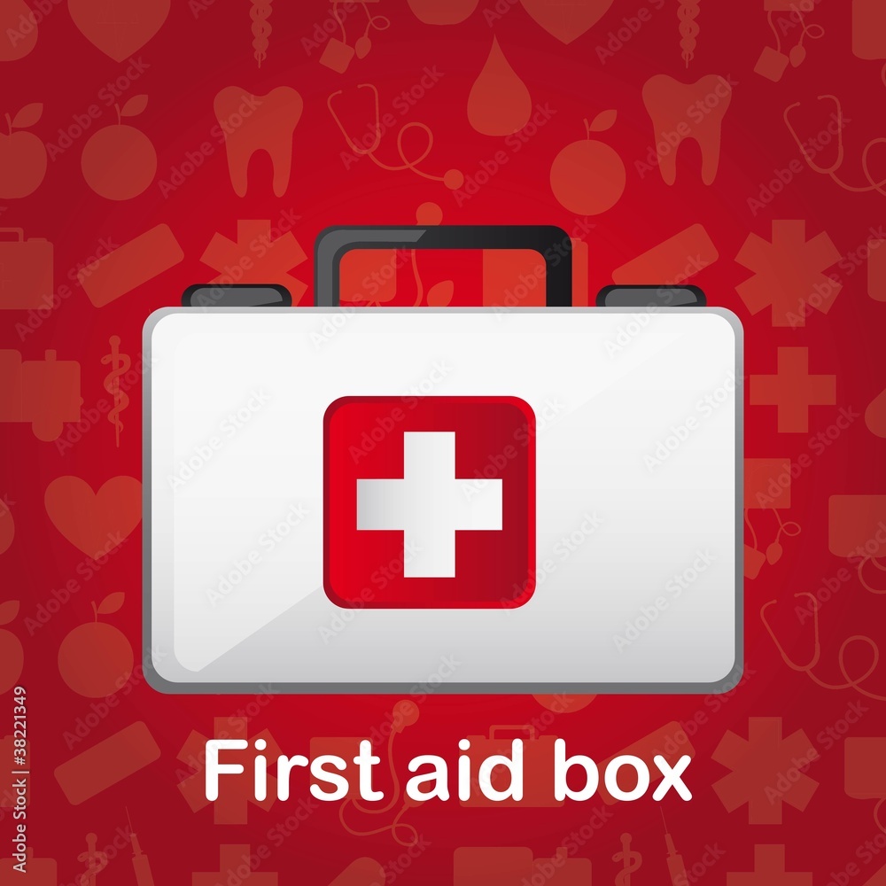 Fototapeta premium first aid box