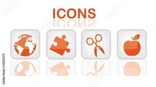 orange icons