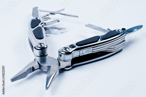 Wallpaper Mural Multi tool on white background Torontodigital.ca