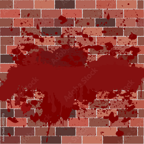 Bricks full of blood