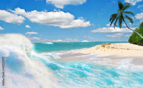 Idyllic Caribbean Sea scenery of Mexico © Patryk Kosmider