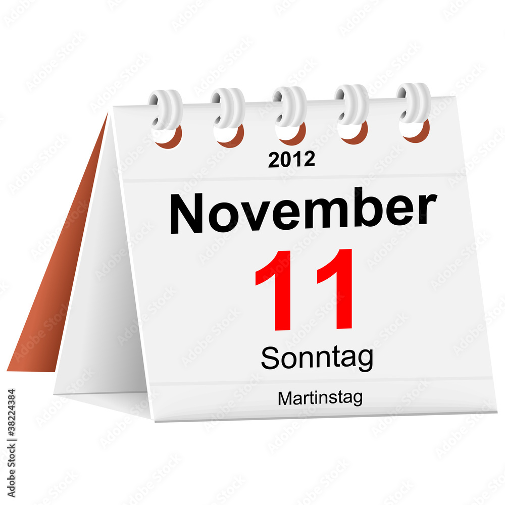 Fototapeta premium Kalender - 11.11.2012 - Martinstag