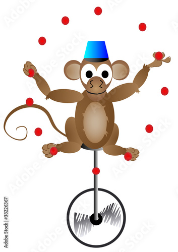 circus acrobat monkey