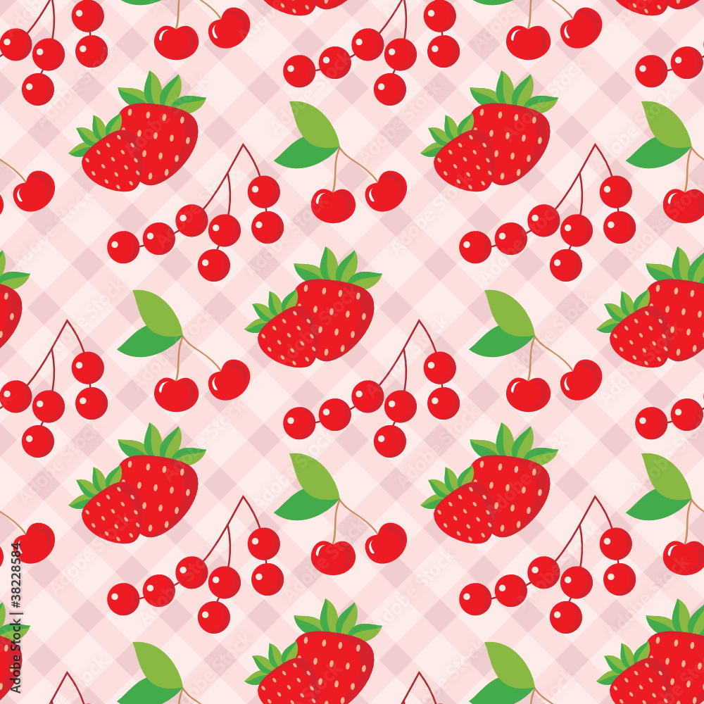 Seamless fruit pattern Seamless fruit pattern