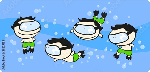 Funny kids #62 - divers