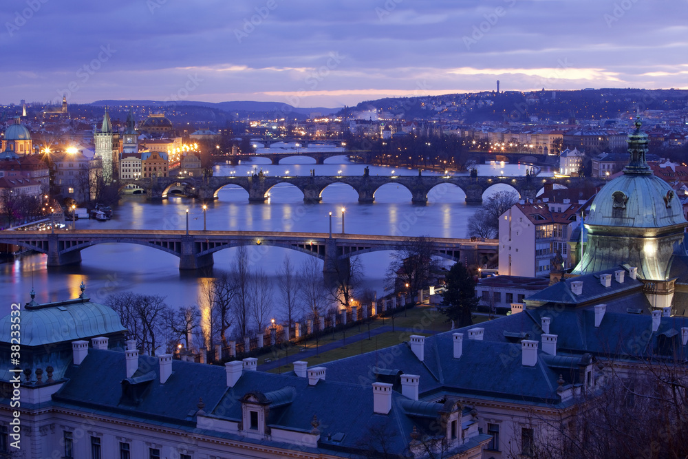 Fototapeta premium prague bridges