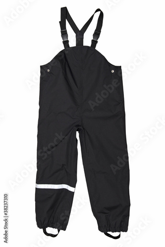 Картината върху платно Winter trousers isolated on white background