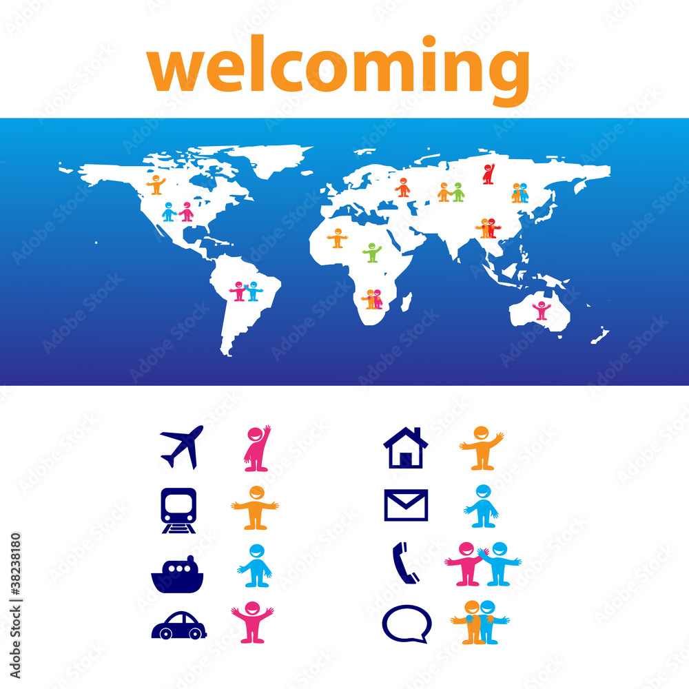 Obraz premium welcoming