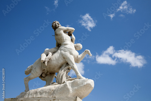 Paris - Centaur carrying off a nymph  Tuileries Garden photo